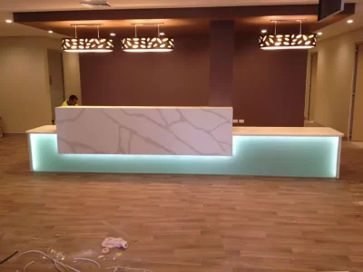 Moxie Surfaces - Dental Reception Ryde Reception Sydney clearpepsatingreen