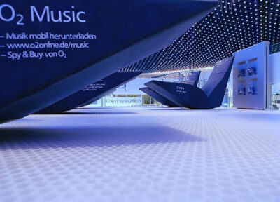 Moxie Surfaces - clear PEP Stage Flooring