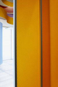 Moxie Surfaces - clear PEP UV Satin Profile sliding door