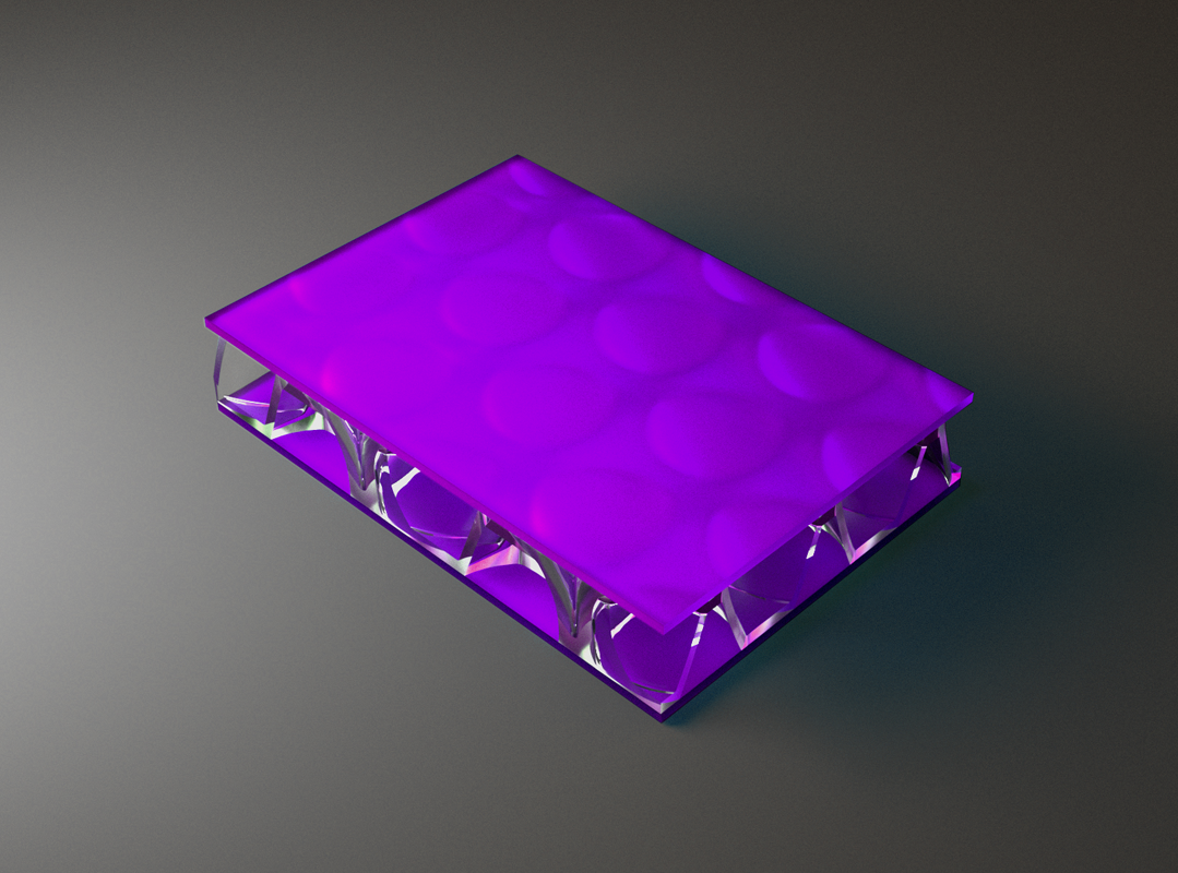 clear-PEP UV satin colors aurora violet Moxie Surfaces clear-PEP UV satin special colors aurora violet