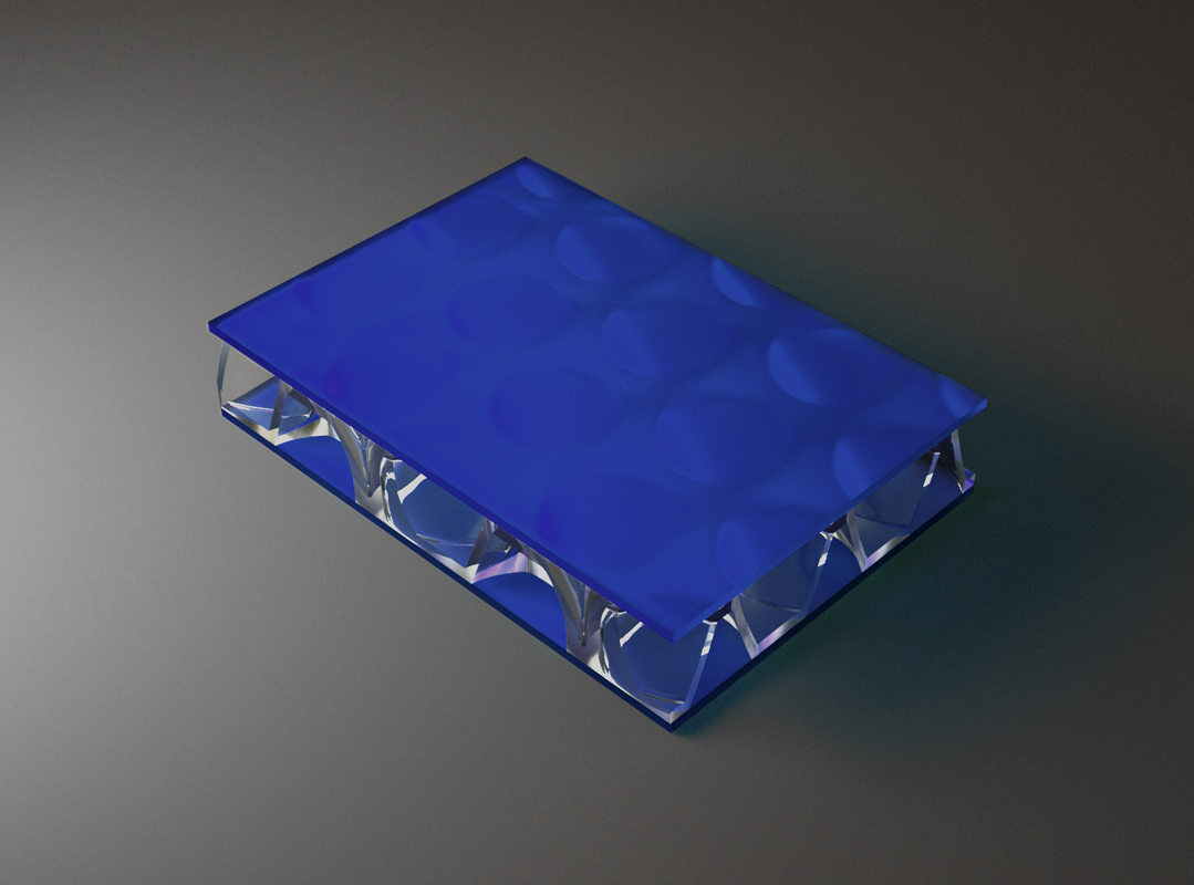 clear-PEP UV satin colors sapphire blue Moxie Surfaces clear-PEP UV satin special colors sapphire blue