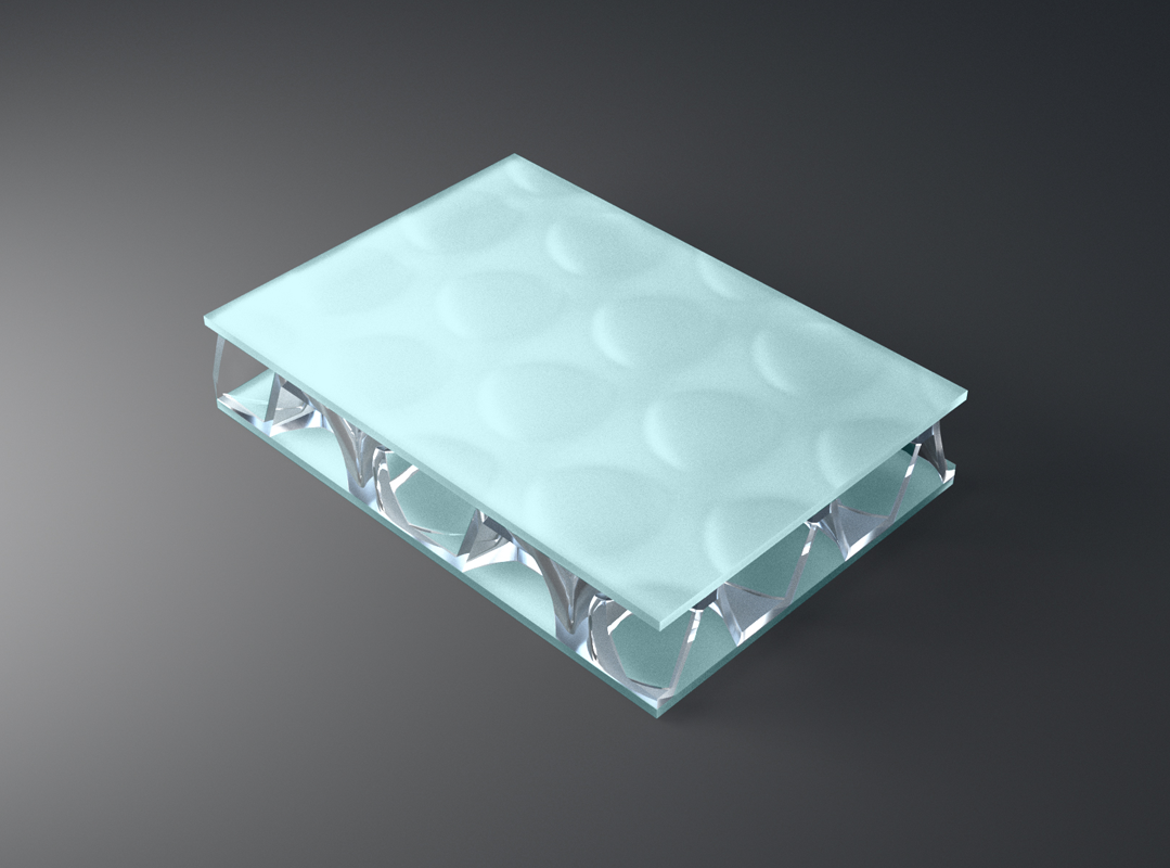 clear-PEP UV satin glacier green Moxie Surfaces clear-PEP UV satin special colors glacier green