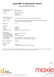 Moxie Surfaces - msds satin