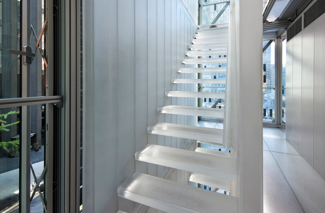 clear-PEP® UV PC stage in Cellophane House