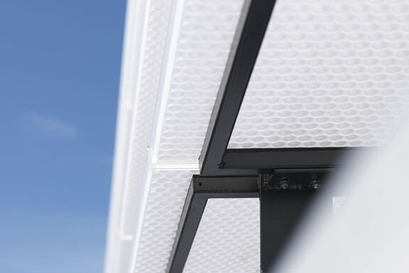 clear-PEP stage: Modern, Durable Office Facade Sun Shades clear-PEP stage: Modern, Durable Office Facade Sun Shades