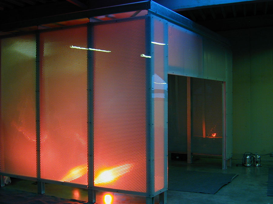 clear-PEP Washbox showcase polycarbonate panels