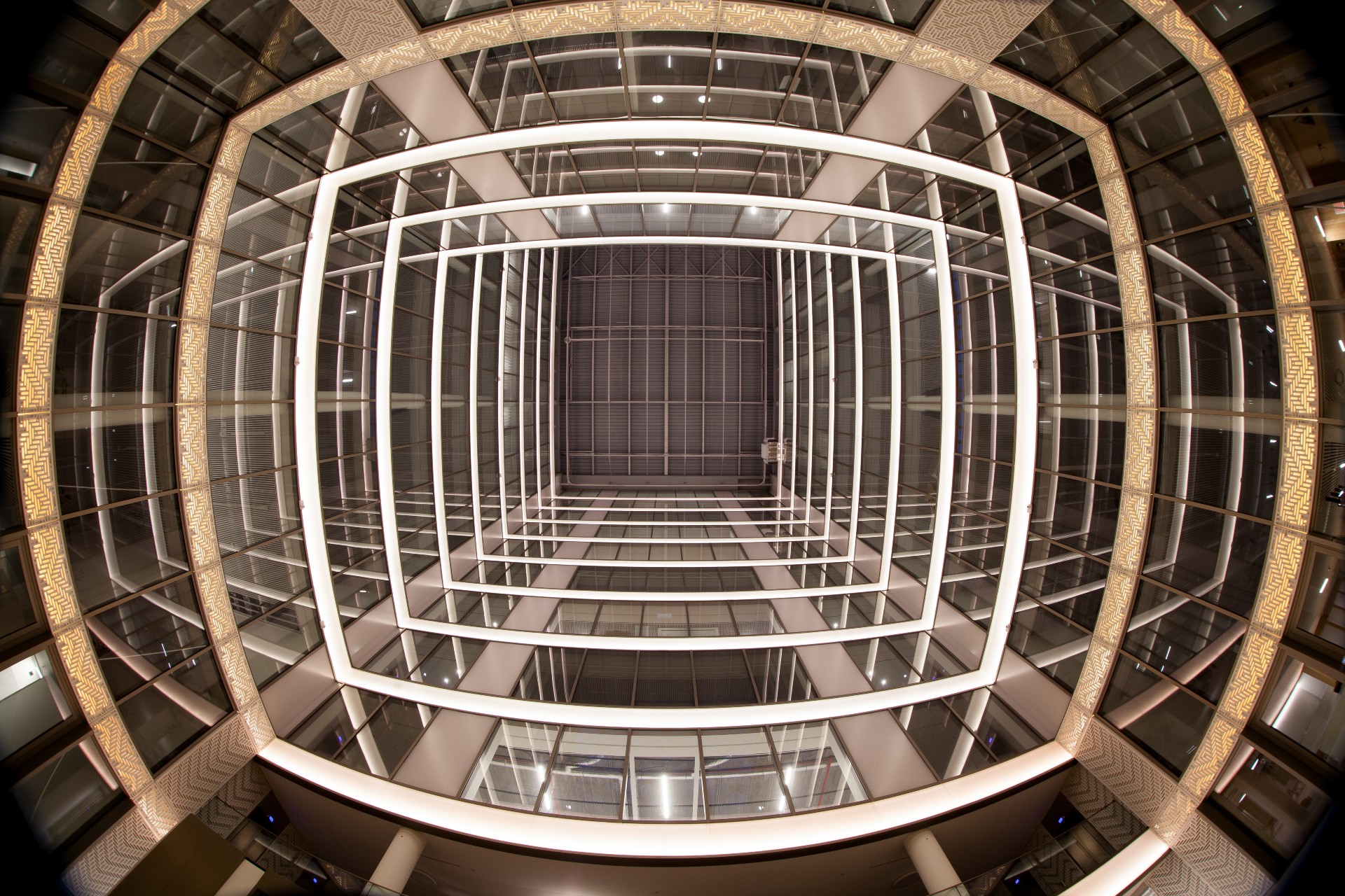 Backlit acoustic cladding