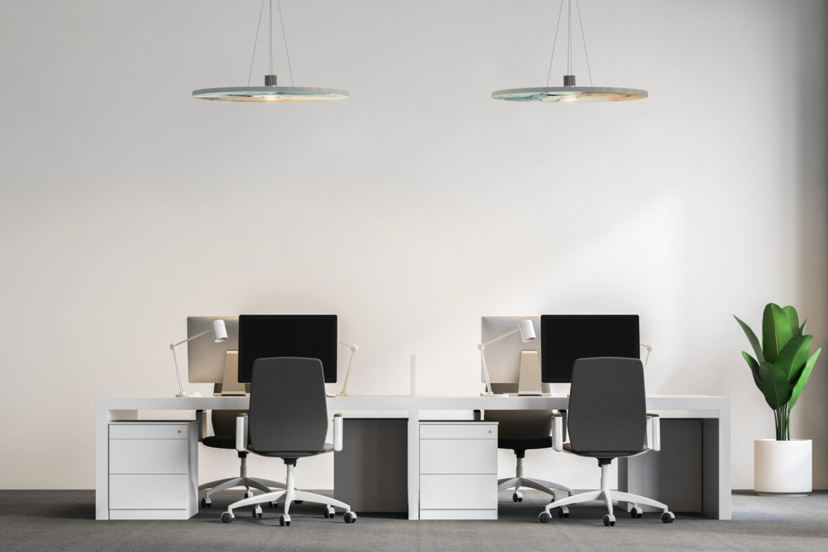 AIR-board Acoustic translucent honeycomb panels transforming the custom lighting industry