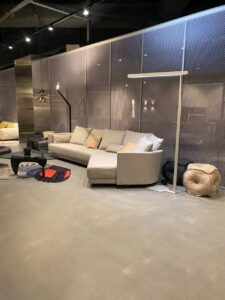 clear-PEP walls for showrooms