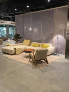 clear-PEP walls for showrooms