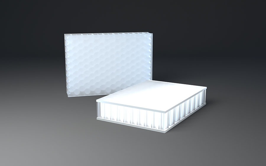 AIR-board UV PMMA satin opal AIR-board UV PMMA satin opal