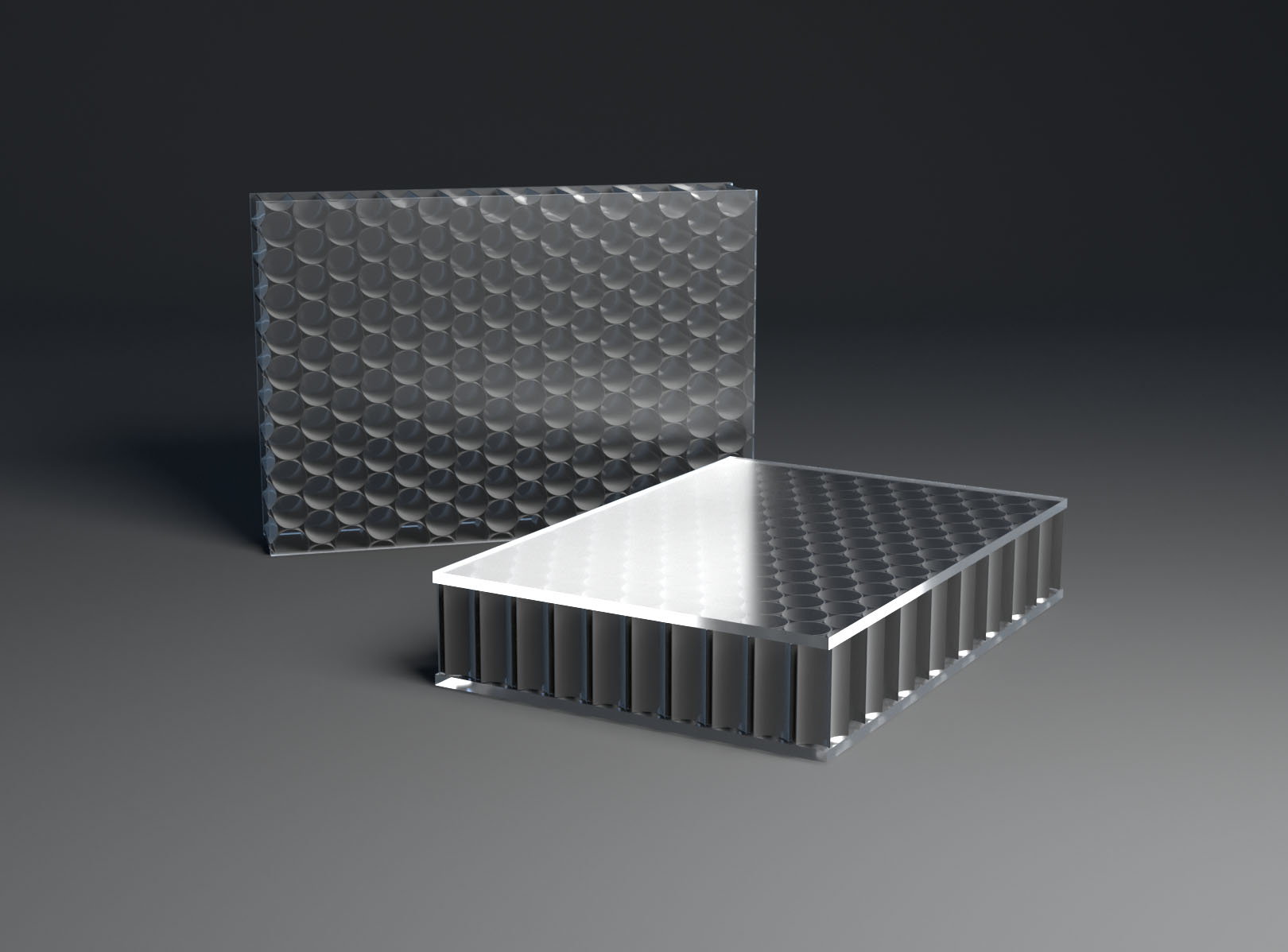 Moxie Surfaces - black AIR-board panel double Moxie Surfaces - black AIR-board panel double