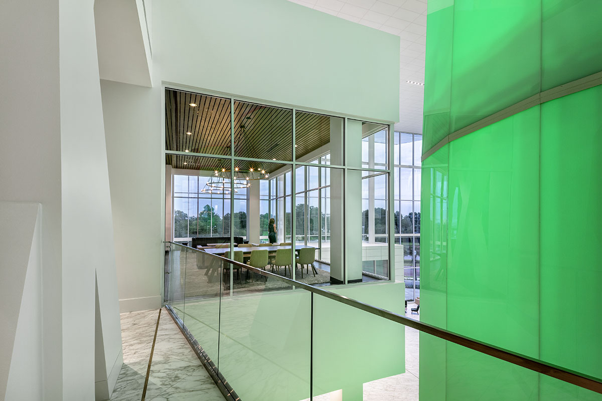 AIR-board columns at Baylor's Hurd Welcome Center AIR-board Opal 30 columns at Baylor's Hurd Welcome Center