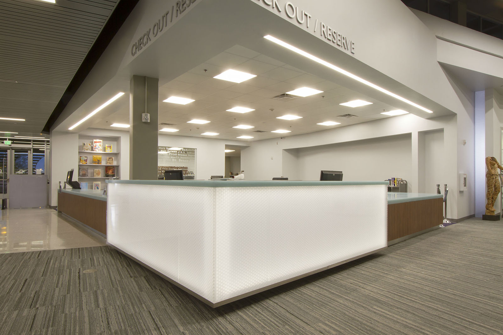 MoxieSurfaces clear-PEP Satin Scottsdale Community College showcase