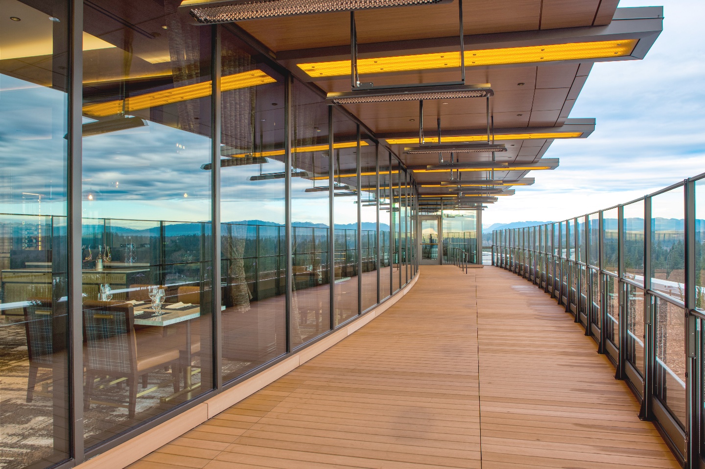 clear-PEP satin backlit panels installation at Muckleshoot Casino