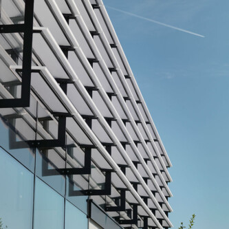 clear-PEP stage: Modern, Durable Office Facade Sun Shades clear-PEP stage: Modern, Durable Office Facade Sun Shades