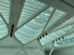 AIR-board acoustic ceiling baffles Silicon Central Mall Dubai AIR-board acoustic ceiling baffles Silicon Central Mall Dubai