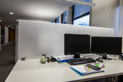 AIR-board acoustic desk separator AIR-board acoustic desk separator