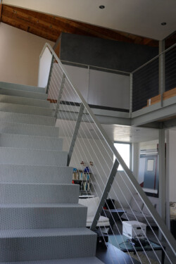 AIR-board Acoustic translucent honeycomb panels for stair rails AIR-board Acoustic translucent honeycomb panels for stair rails