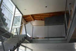 AIR-board Acoustic translucent honeycomb panels for stair rails AIR-board Acoustic translucent honeycomb panels for stair rails