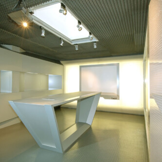 clear-PEP panels as wall covers in a radio studio clear-PEP panels as wall covers in a radio studio