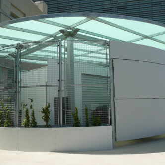 UCSD Cafe's Cool Comfort: clear-PEP UV PC Sunshades UCSD Cafe's Cool Comfort: clear-PEP UV PC Sunshades
