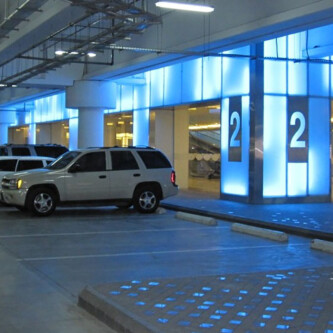 clear-PEP Backlit Deck: Transforming Mall Underground Parking Lots clear-PEP Backlit Deck: Transforming Mall Underground Parking Lots