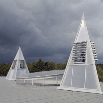 clear-PEP satin translucent honeycomb panels for library pyramid skylight clear-PEP satin translucent honeycomb panels for library pyramid skylight