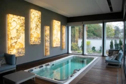 Elevate jacuzzi spaces with AIR-board Stone light fixtures Elevate jacuzzi spaces with AIR-board Stone light fixtures