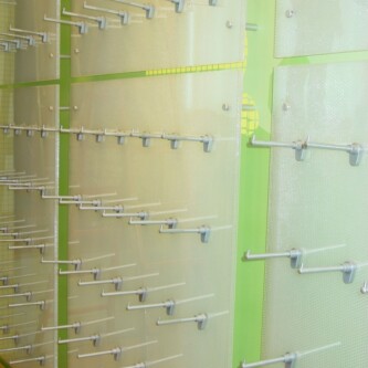 AIR-board clear Nike store merchendise display AIR-board clear Nike store merchendise display