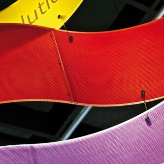 AIR-board color exhibition bended panels AIR-board color exhibition bended panels