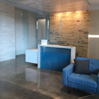 clear-PEP UV PC blue reception desk clear-PEP UV PC blue reception desk