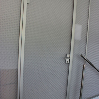 clear-PEP satin opal honeycomb door and wall: versatile & durable clear-PEP satin opal honeycomb door and wall: versatile & durable