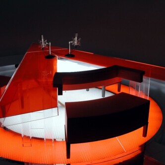 clear-PEP satin orange & opal TV Studio clear-PEP satin orange & opal TV Studio