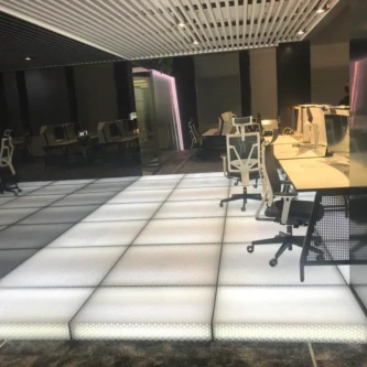 clear-PEP stage honeycomb office floor: durable & sophisticated clear-PEP stage honeycomb office floor: durable & sophisticated