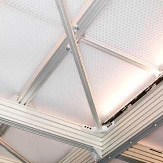 clear-PEP stage honeycomb panels: versatile ceiling clear-PEP stage honeycomb panels: versatile ceiling